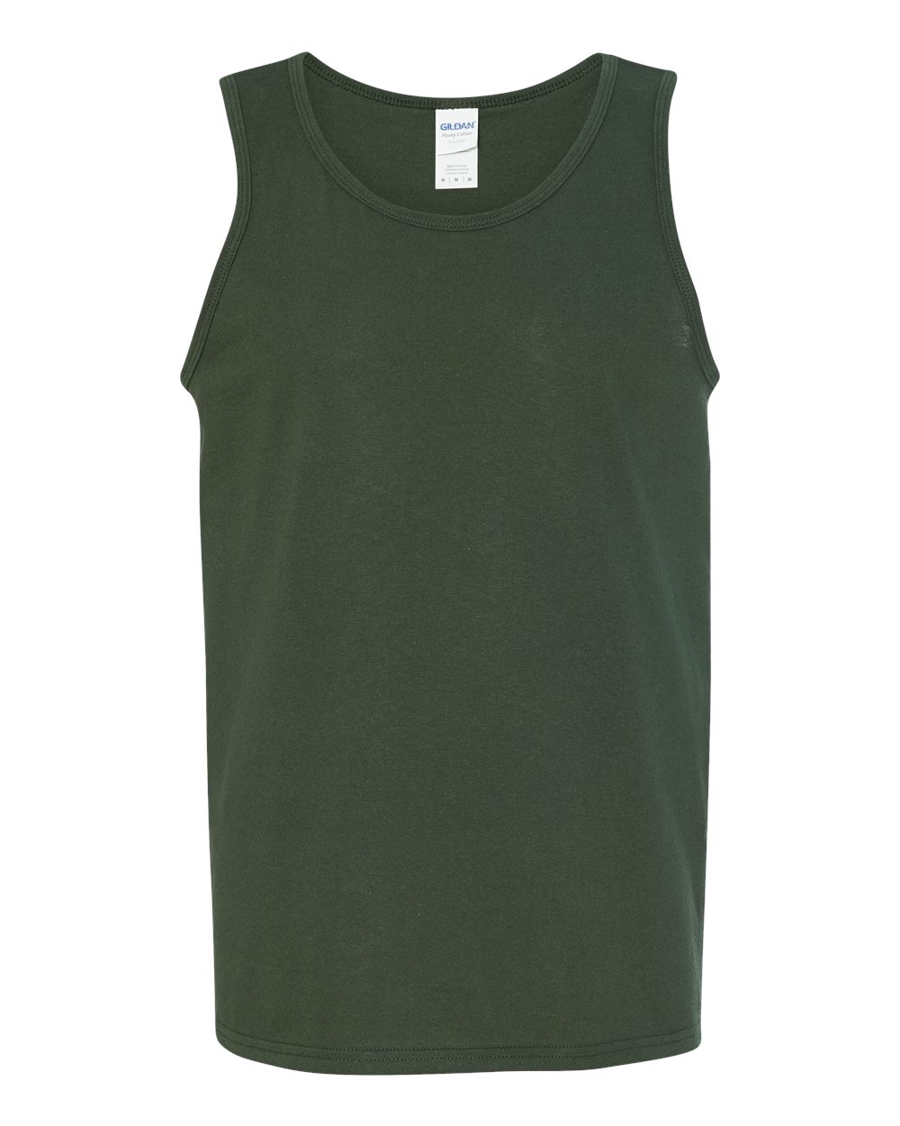Unisex Heavy Cotton™ Tank Top - Front - B20160543 - Forest Green