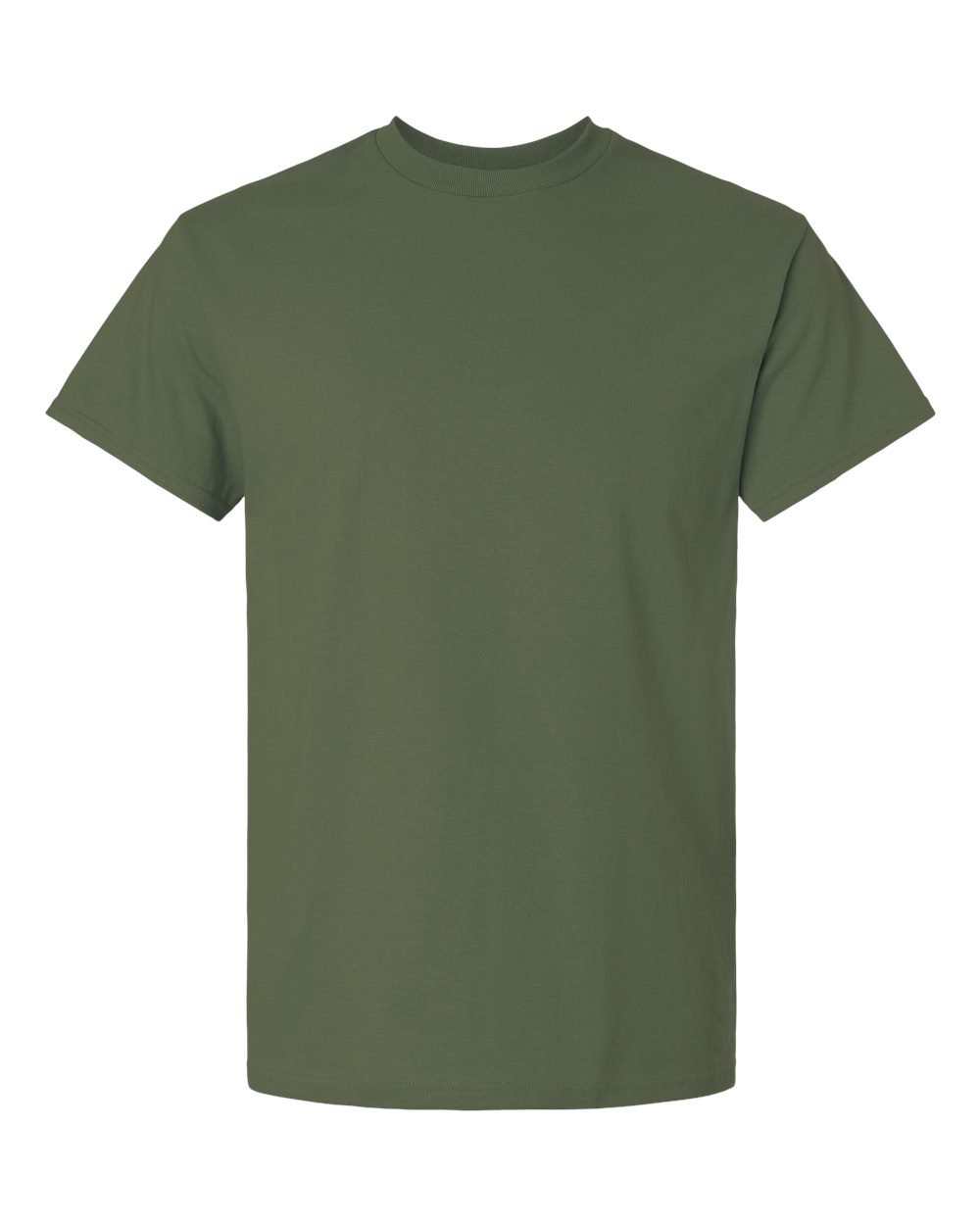 Men's Ultra Cotton® T-Shirt - Front - B00760063 - Military Green