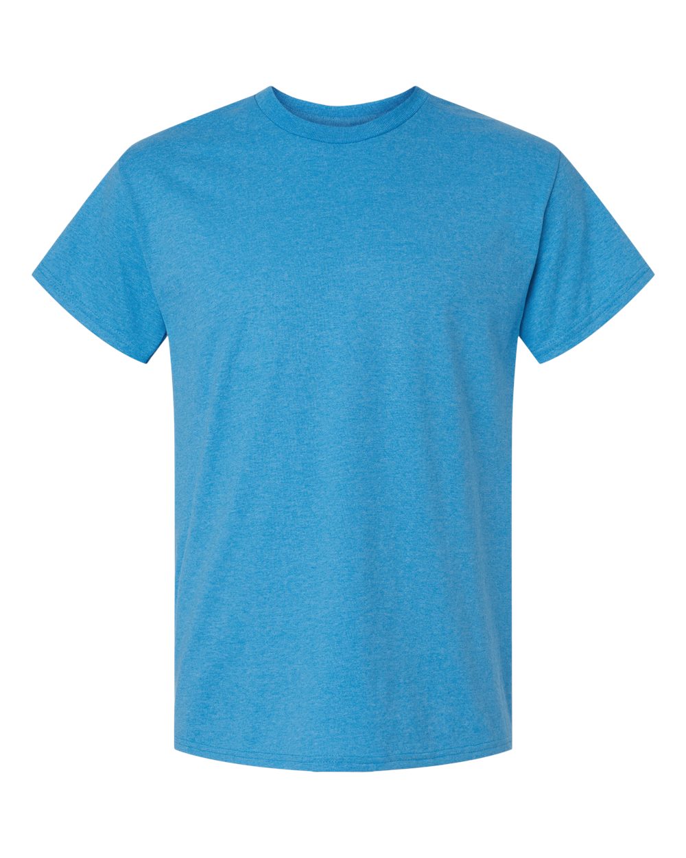 Men's Ultra Cotton® T-Shirt - Front - B00760723 - Heather Sapphire