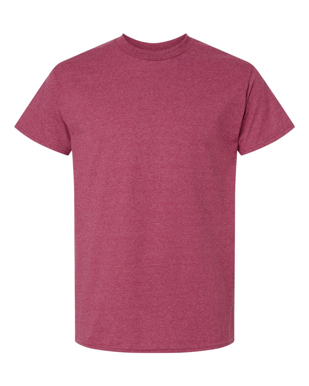 Men's Ultra Cotton® T-Shirt - Front - B00760963 - Heather Cardinal