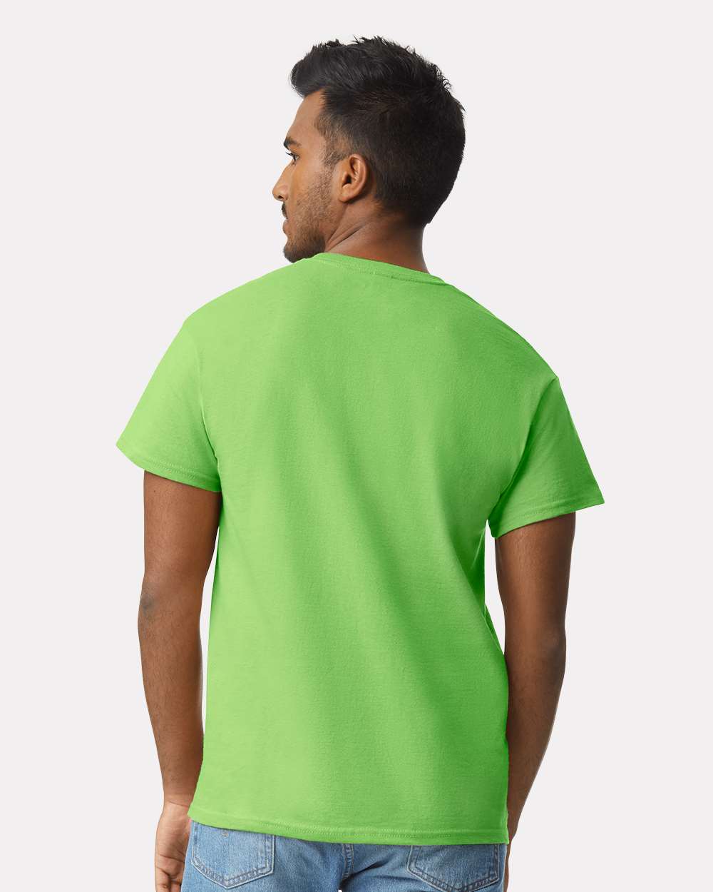 Men's Ultra Cotton® T-Shirt - OnModelBack - B00760173 - Lime