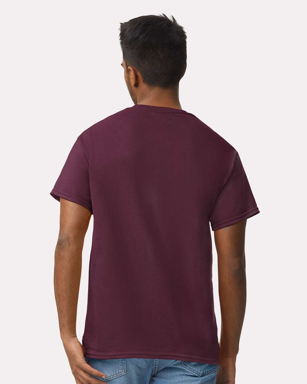 Men's Ultra Cotton® T-Shirt - OnModelBack - B00760533 - Maroon