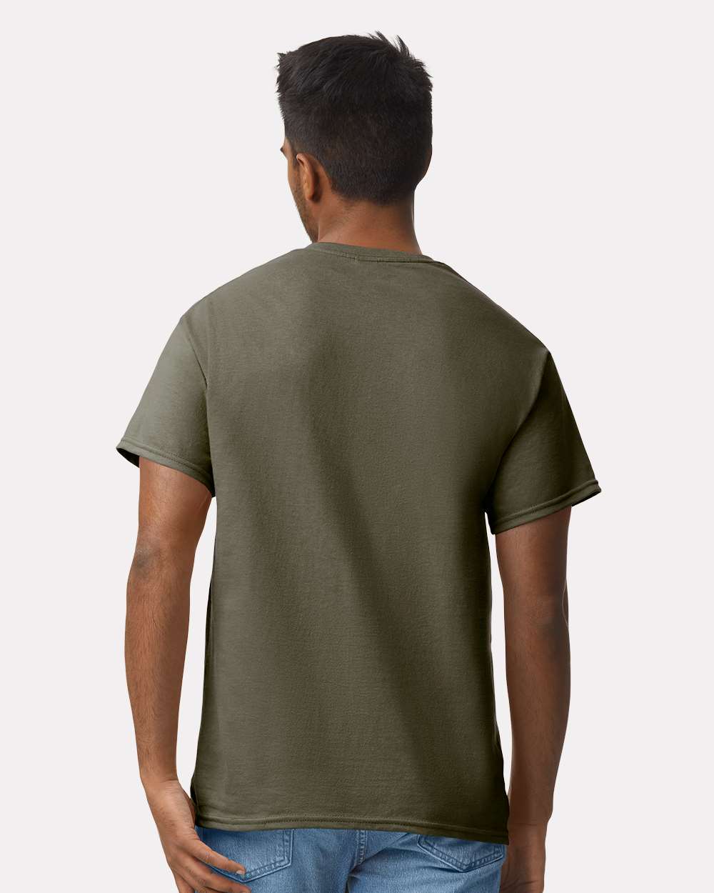 Men's Ultra Cotton® T-Shirt - OnModelBack - B00760643 - Olive