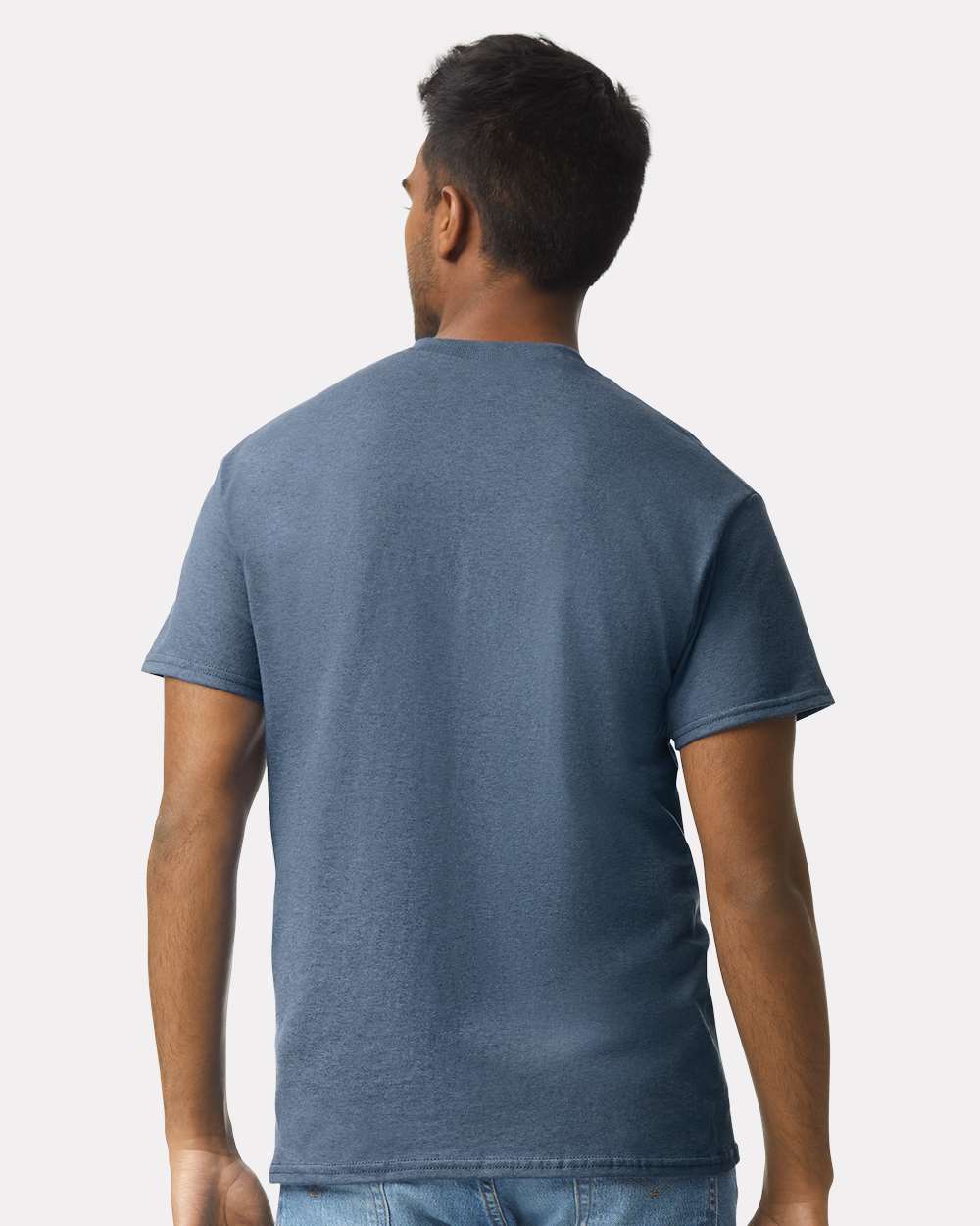 Men's Ultra Cotton® T-Shirt - OnModelBack - B00760683 - Indigo Blue