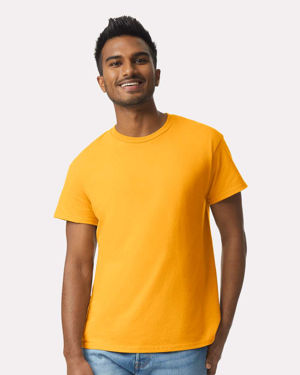 Men's Ultra Cotton® T-Shirt - OnModelFront - B00760123 - Gold