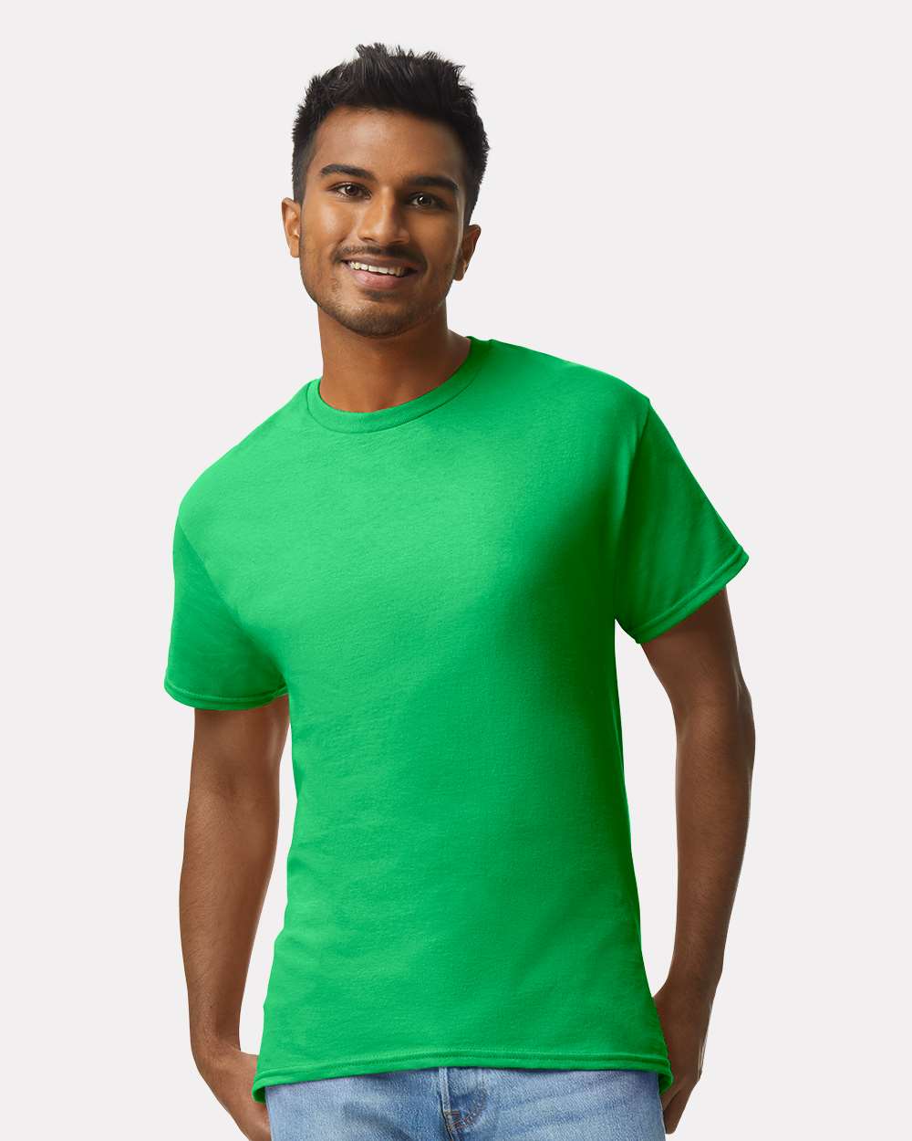Men's Ultra Cotton® T-Shirt - OnModelFront - B00760203 - Irish Green