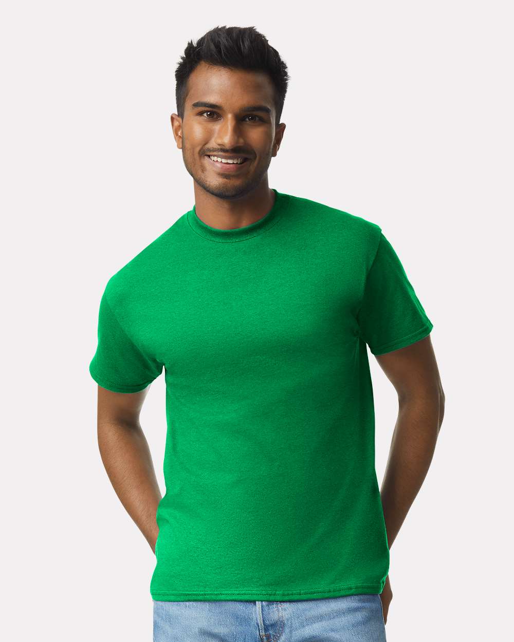Men's Ultra Cotton® T-Shirt - OnModelFront - B00760623 - Antique Irish Green