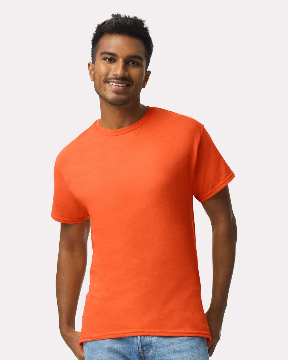 Men's Ultra Cotton® T-Shirt - OnModelFront - B00760663 - Orange
