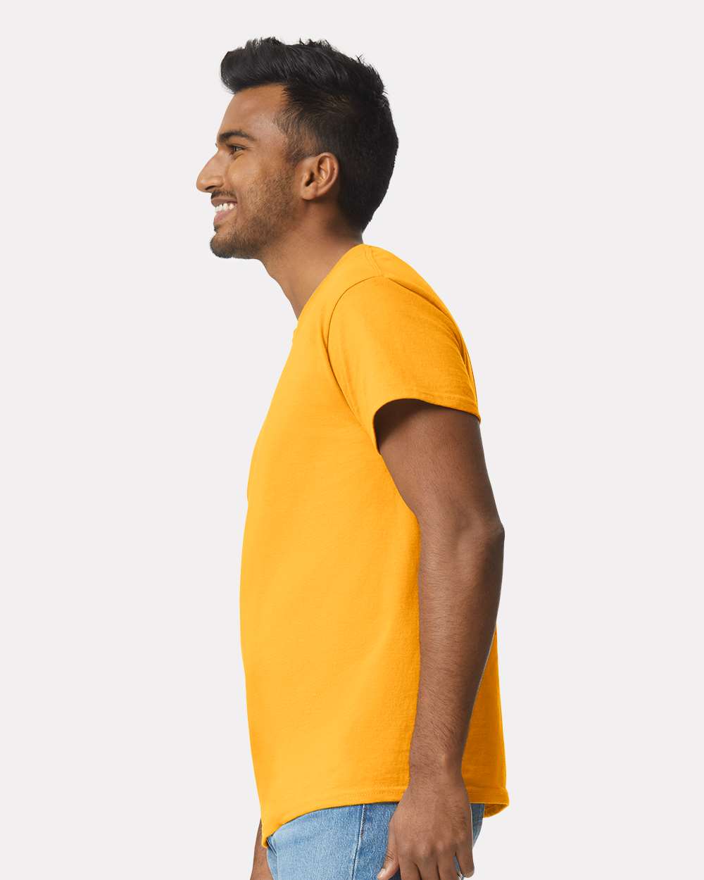Men's Ultra Cotton® T-Shirt - OnModelSide - B00760123 - Gold