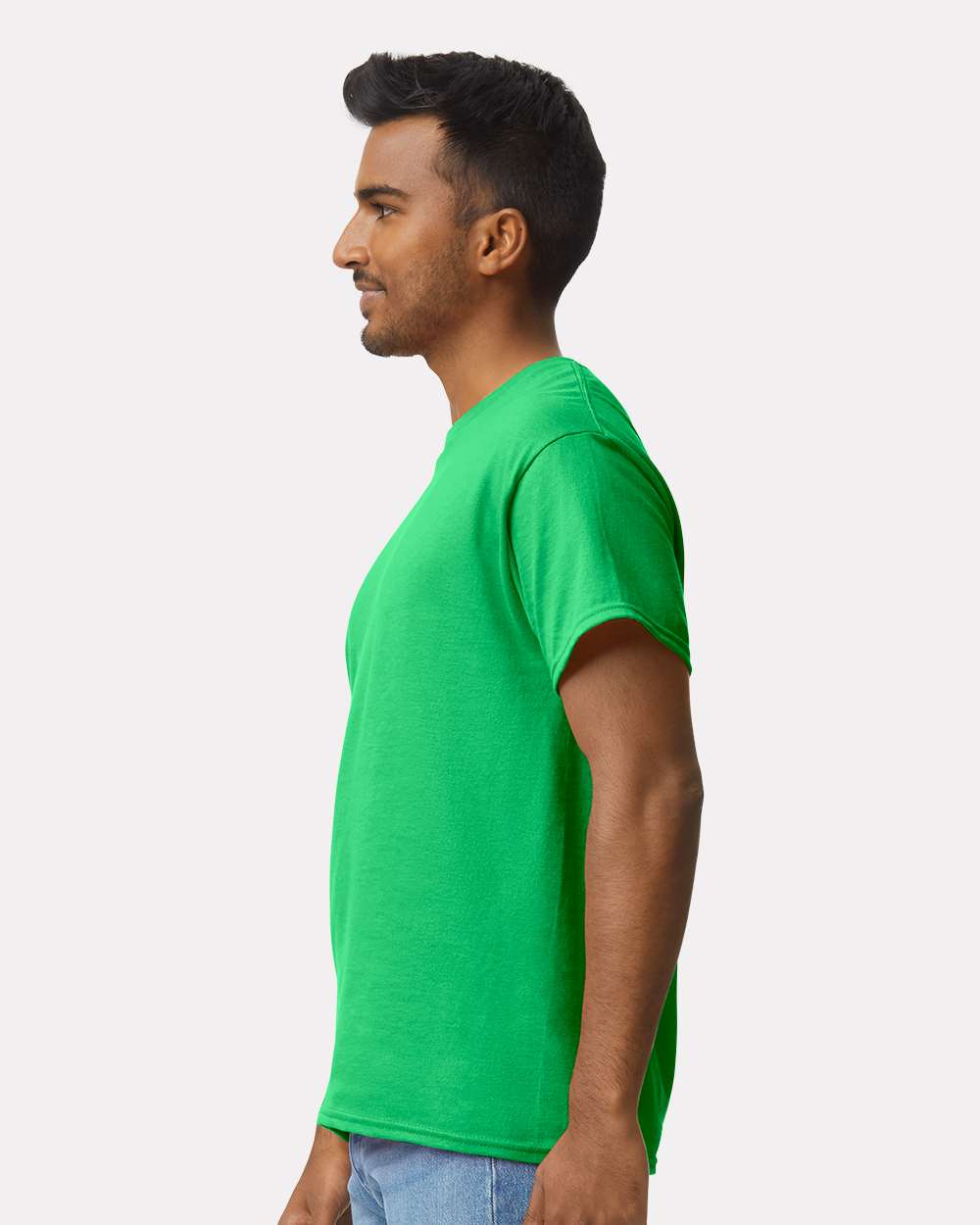 Men's Ultra Cotton® T-Shirt - OnModelSide - B00760203 - Irish Green