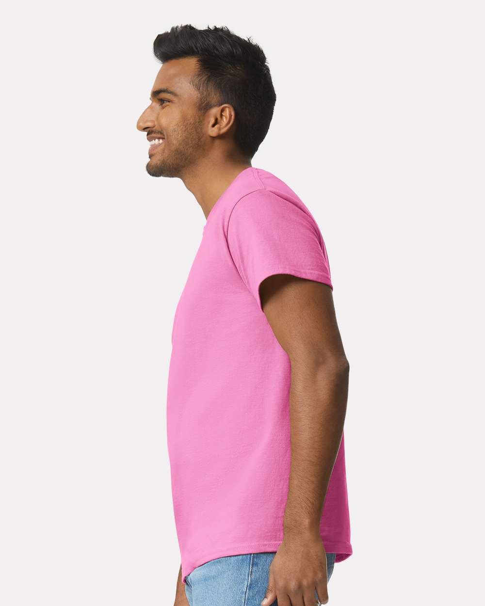 Men's Ultra Cotton® T-Shirt - OnModelSide - B00760563 - Azalea