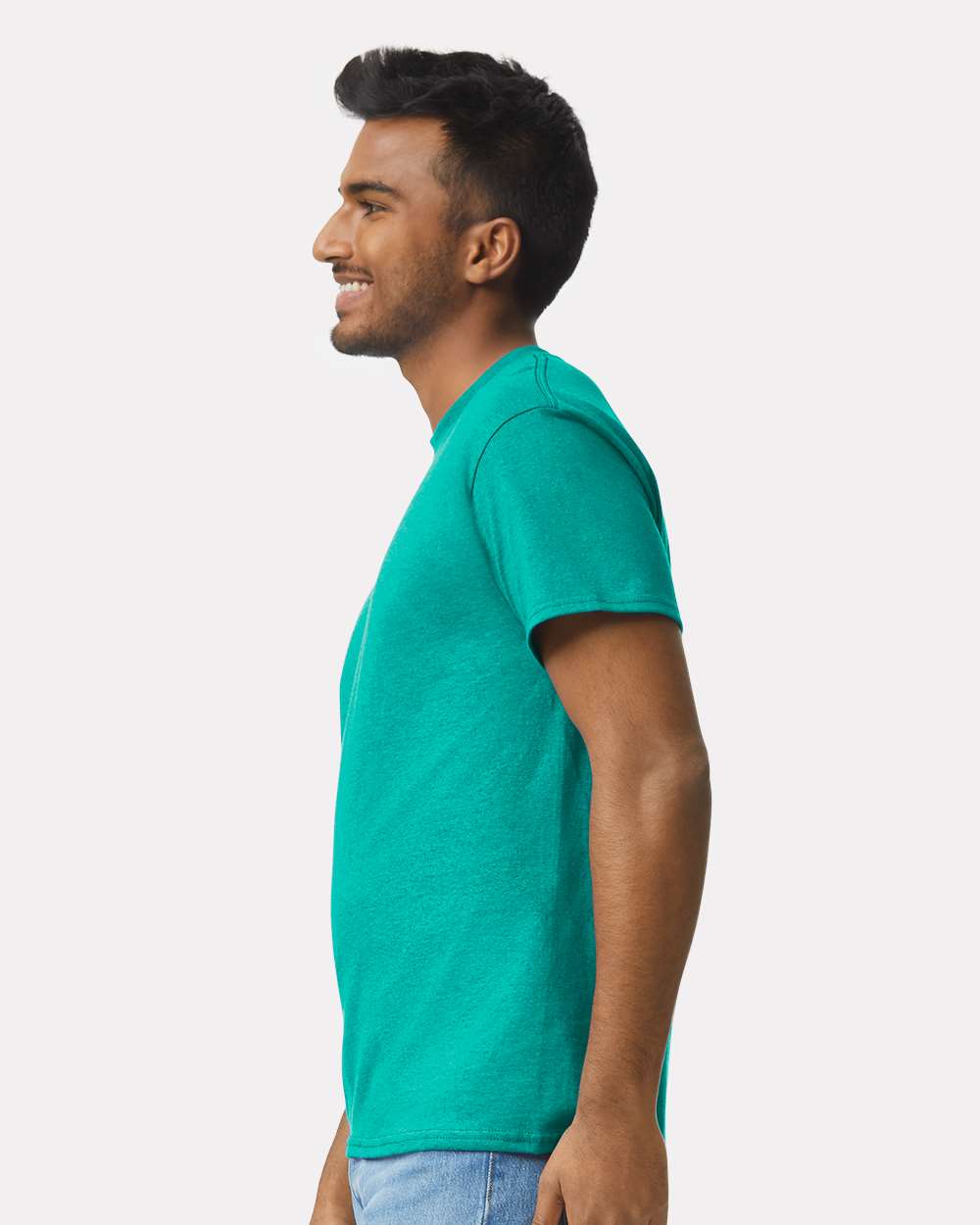 Men's Ultra Cotton® T-Shirt - OnModelSide - B00760593 - Jade Dome