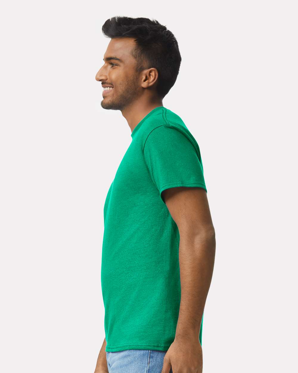 Men's Ultra Cotton® T-Shirt - OnModelSide - B00760603 - Kelly
