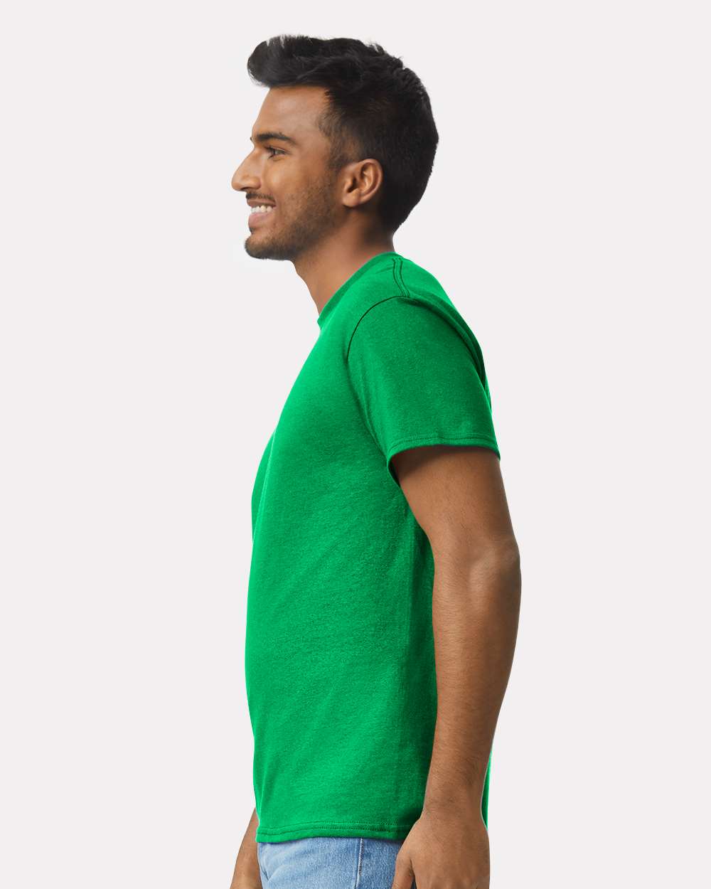 Men's Ultra Cotton® T-Shirt - OnModelSide - B00760623 - Antique Irish Green