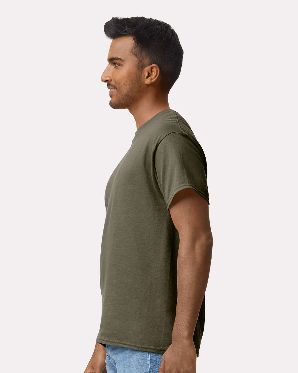 Men's Ultra Cotton® T-Shirt - OnModelSide - B00760643 - Olive