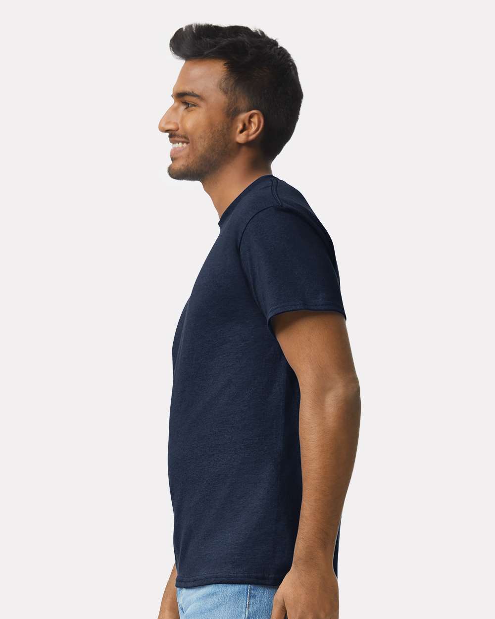 Men's Ultra Cotton® T-Shirt - OnModelSide - B00760653 - Navy