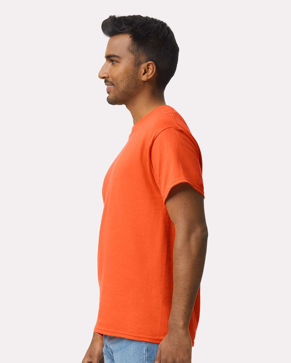 Men's Ultra Cotton® T-Shirt - OnModelSide - B00760663 - Orange