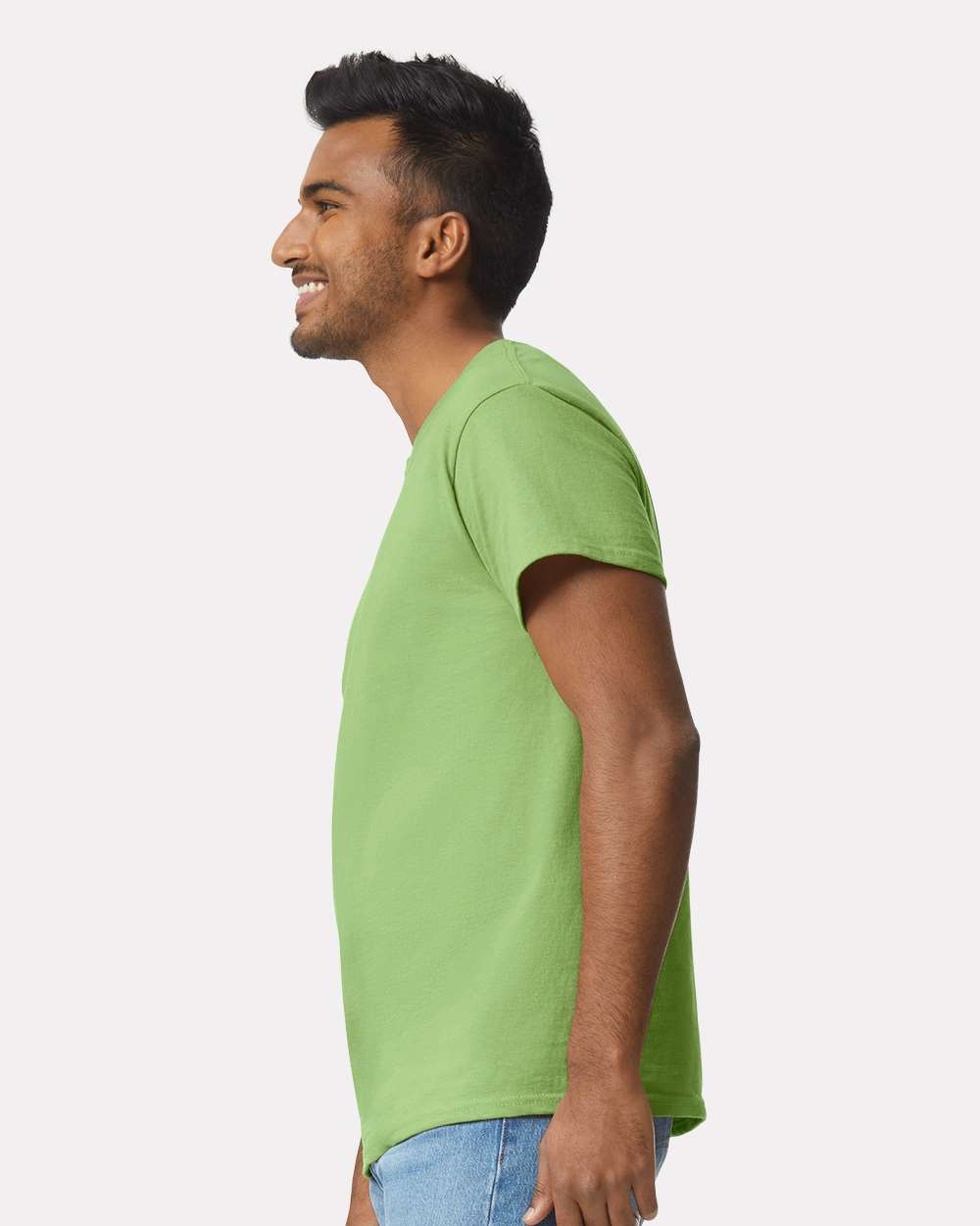 Men's Ultra Cotton® T-Shirt - OnModelSide - B00760803 - Kiwi