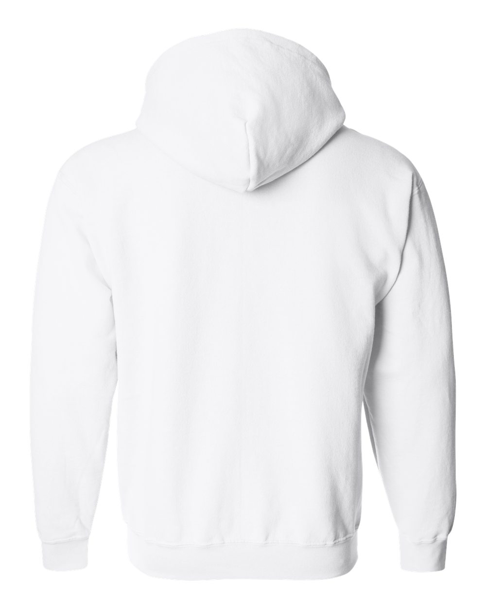 Unisex Heavy Blend™ Full-Zip Hooded Sweatshirt - Back - B22460003 - White