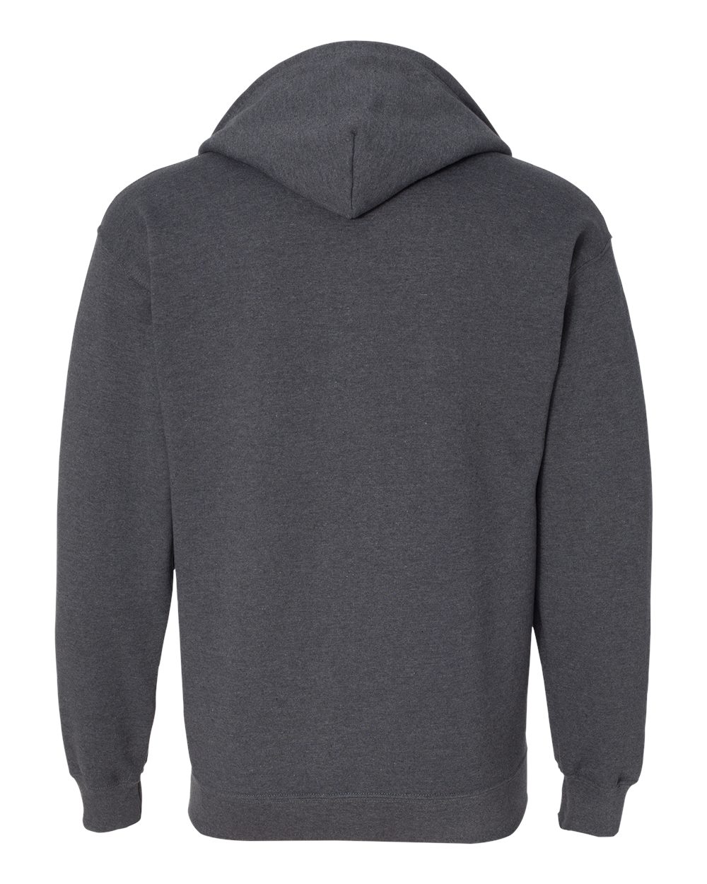 Unisex Heavy Blend™ Full-Zip Hooded Sweatshirt - Back - B22460103 - Dark Heather