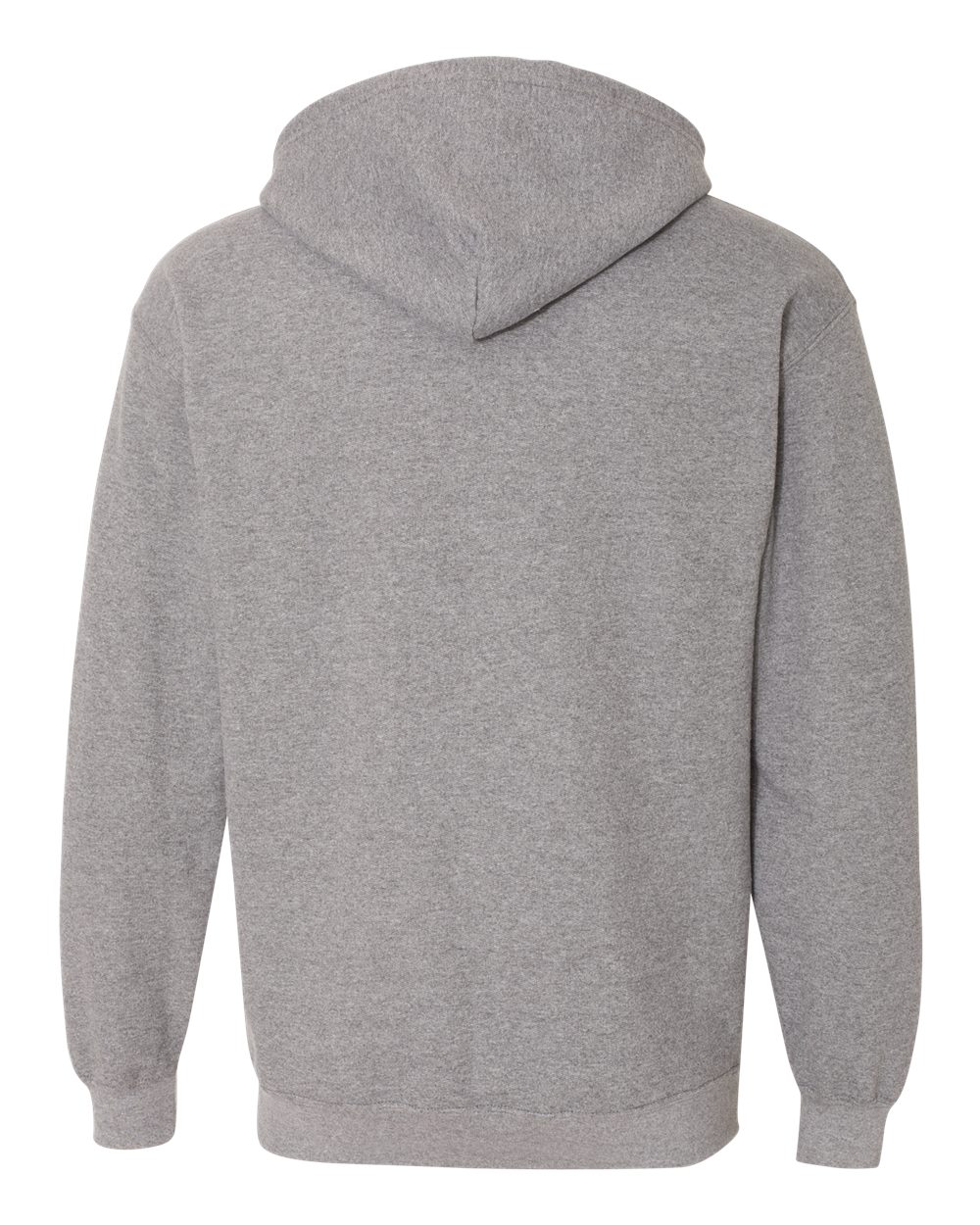 Unisex Heavy Blend™ Full-Zip Hooded Sweatshirt - Back - B22460493 - Graphite Heather