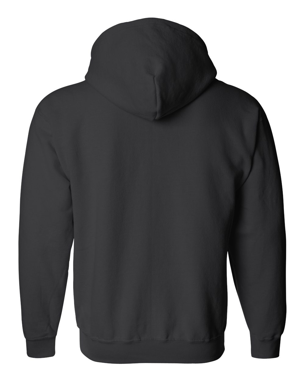 Unisex Heavy Blend™ Full-Zip Hooded Sweatshirt - Back - B22460503 - Black
