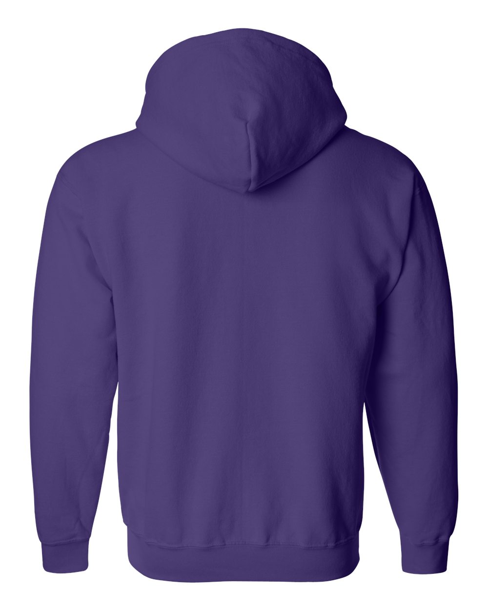 Unisex Heavy Blend™ Full-Zip Hooded Sweatshirt - Back - B22460673 - Purple