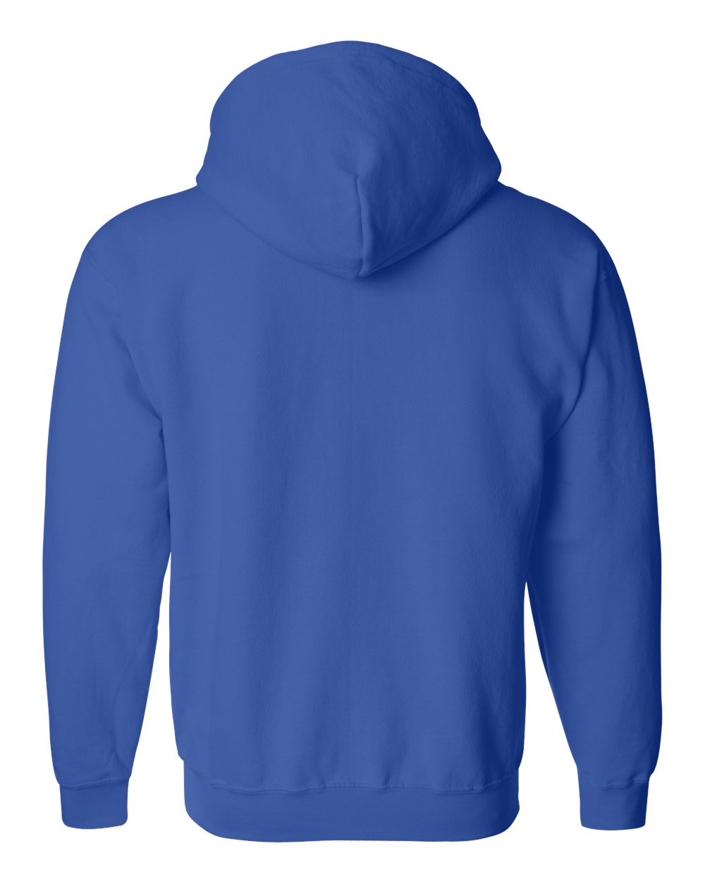 Unisex Heavy Blend™ Full-Zip Hooded Sweatshirt - Back - B22460753 - Royal