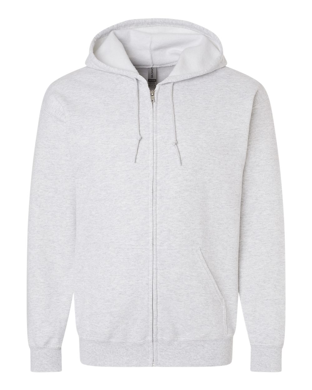 Unisex Heavy Blend™ Full-Zip Hooded Sweatshirt - Front - B22460023 - Ash