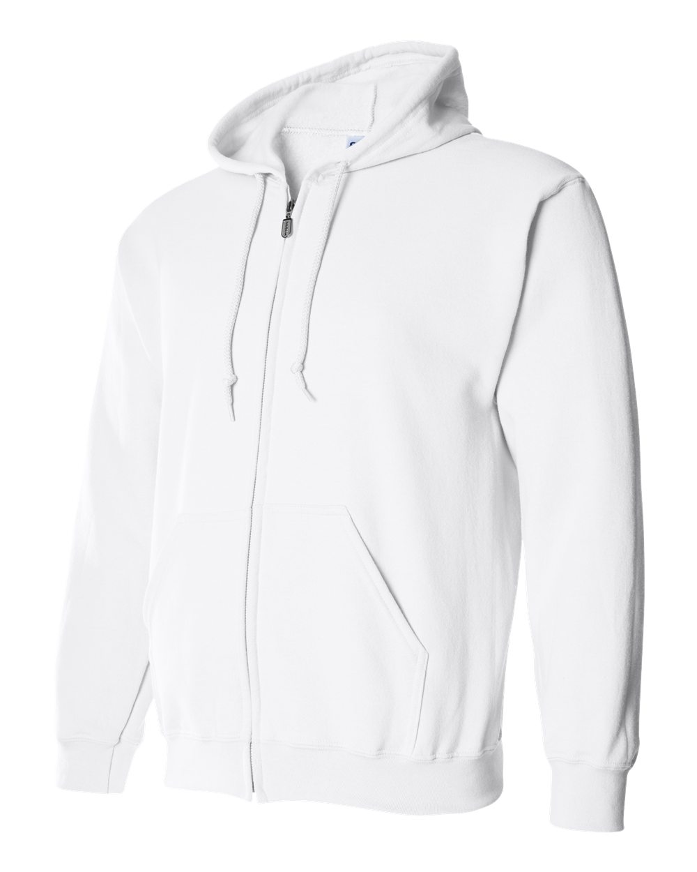 Unisex Heavy Blend™ Full-Zip Hooded Sweatshirt - Side - B22460003 - White