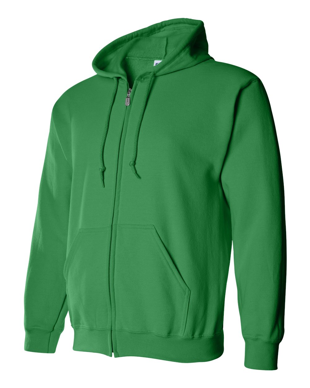 Unisex Heavy Blend™ Full-Zip Hooded Sweatshirt - Side - B22460203 - Irish Green