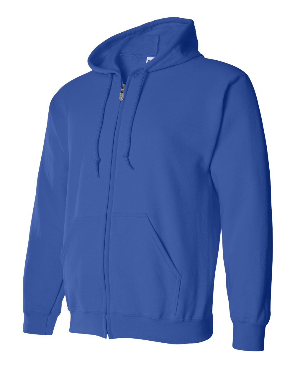 Unisex Heavy Blend™ Full-Zip Hooded Sweatshirt - Side - B22460753 - Royal