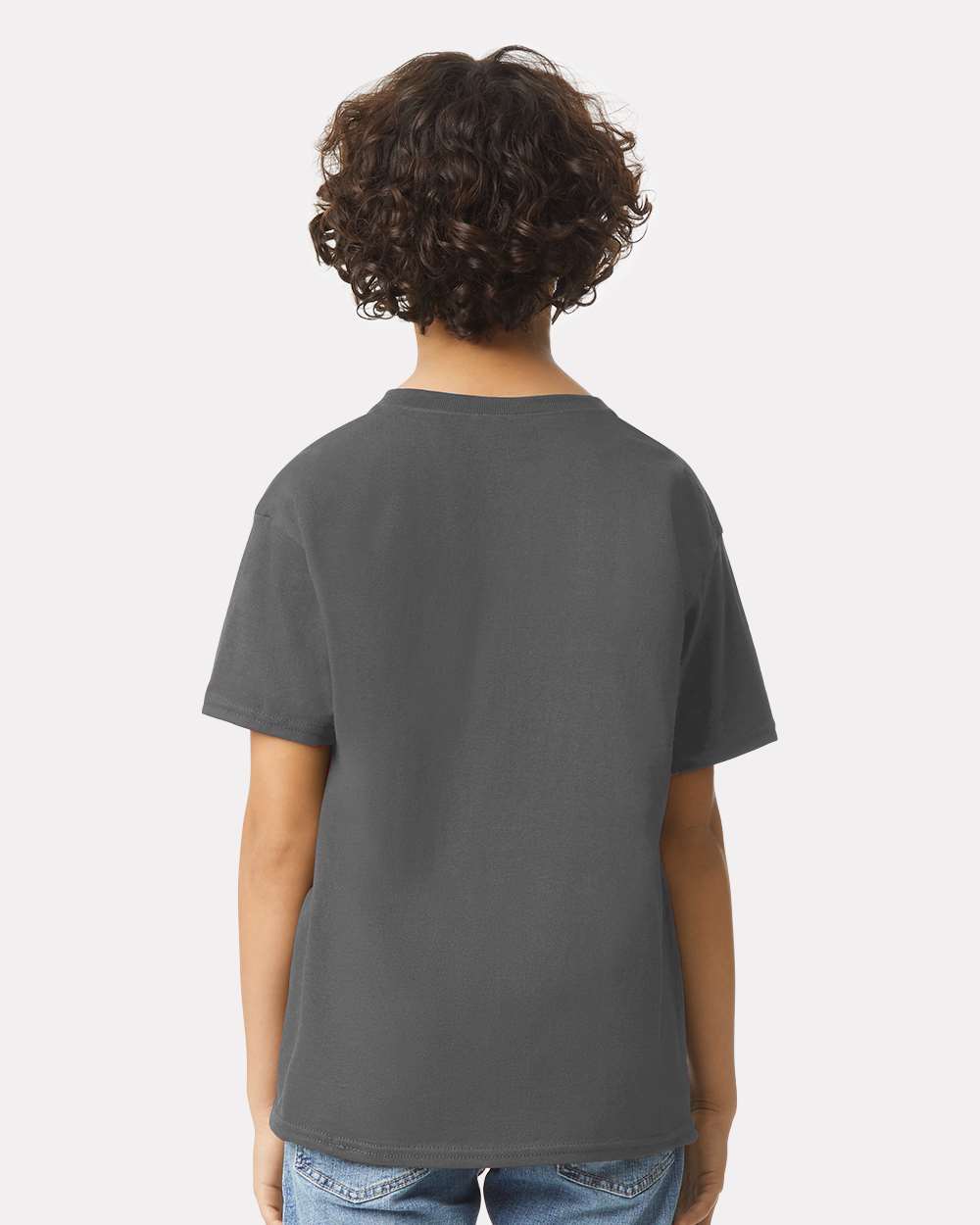 Youth Ultra Cotton® T-Shirt - OnModelBack - B31660092 - Charcoal