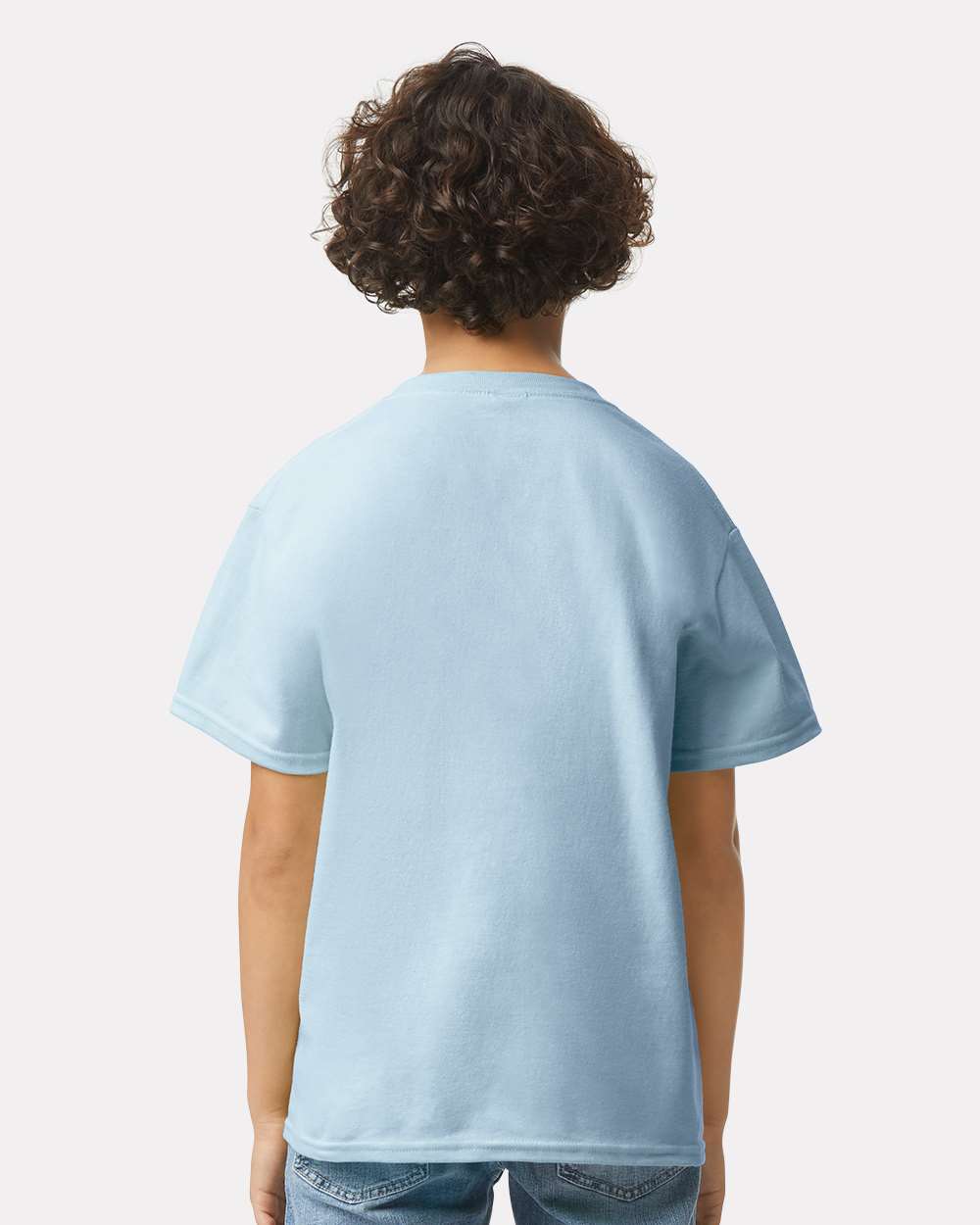 Youth Ultra Cotton® T-Shirt - OnModelBack - B31660252 - Light Blue