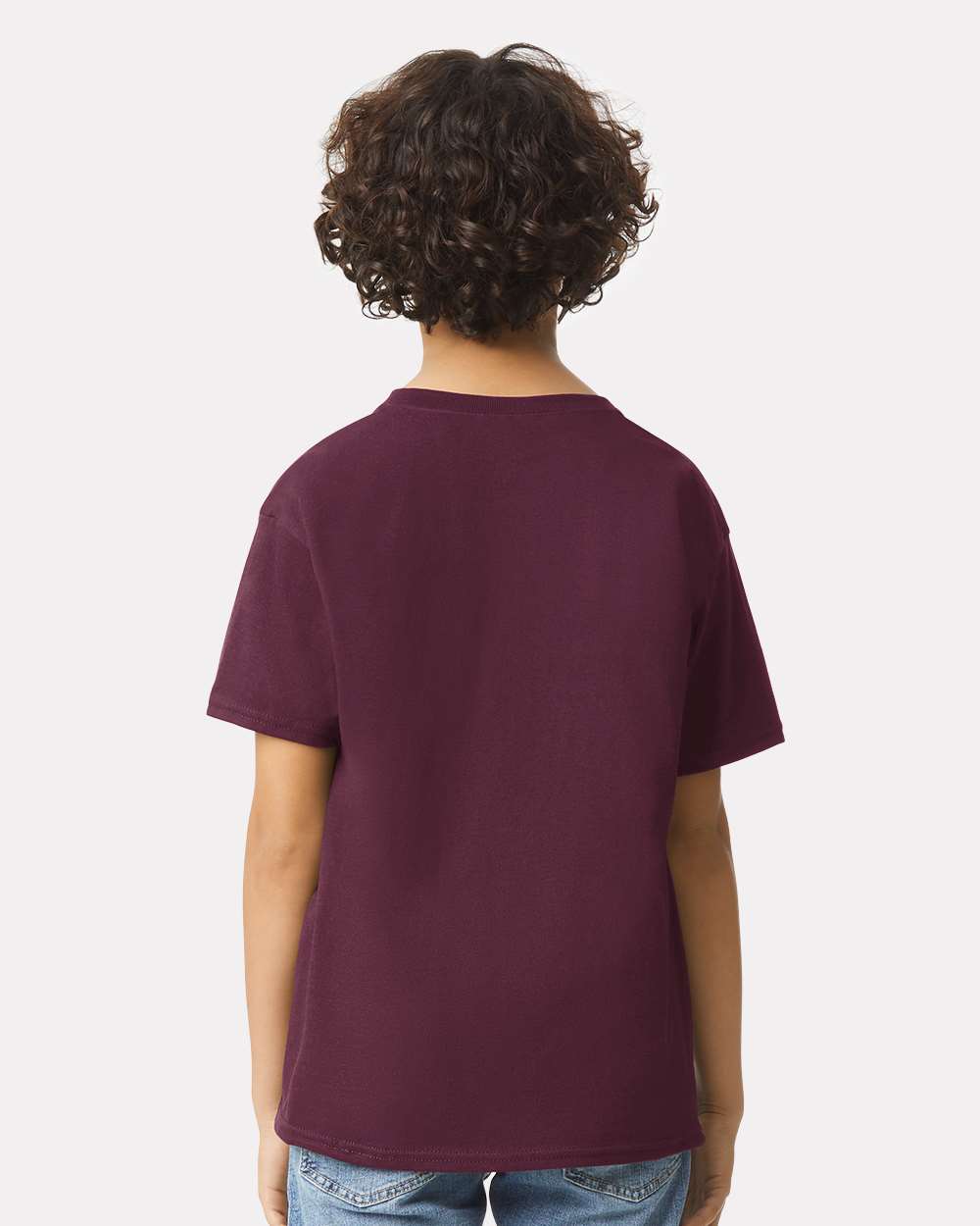 Youth Ultra Cotton® T-Shirt - OnModelBack - B31660532 - Maroon