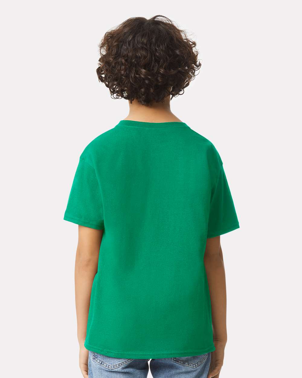 Youth Ultra Cotton® T-Shirt - OnModelBack - B31660602 - Kelly Green
