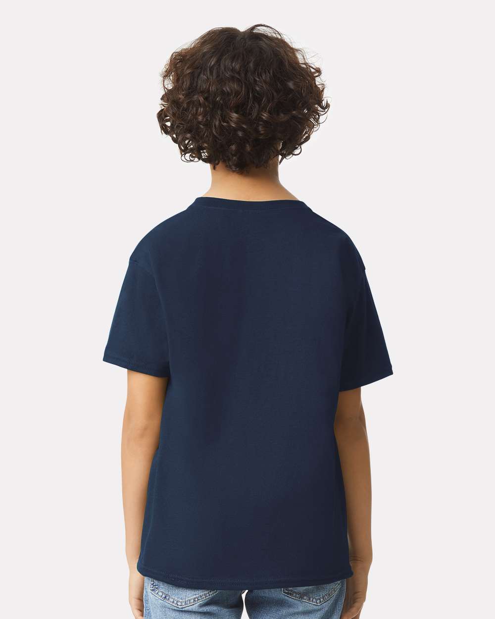 Youth Ultra Cotton® T-Shirt - OnModelBack - B31660652 - Navy
