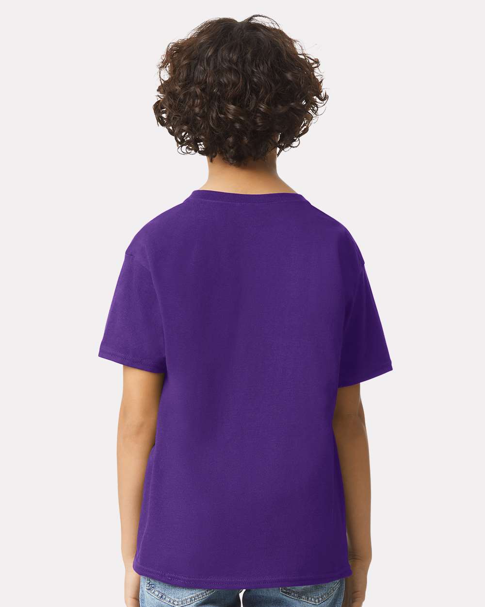 Youth Ultra Cotton® T-Shirt - OnModelBack - B31660672 - Purple