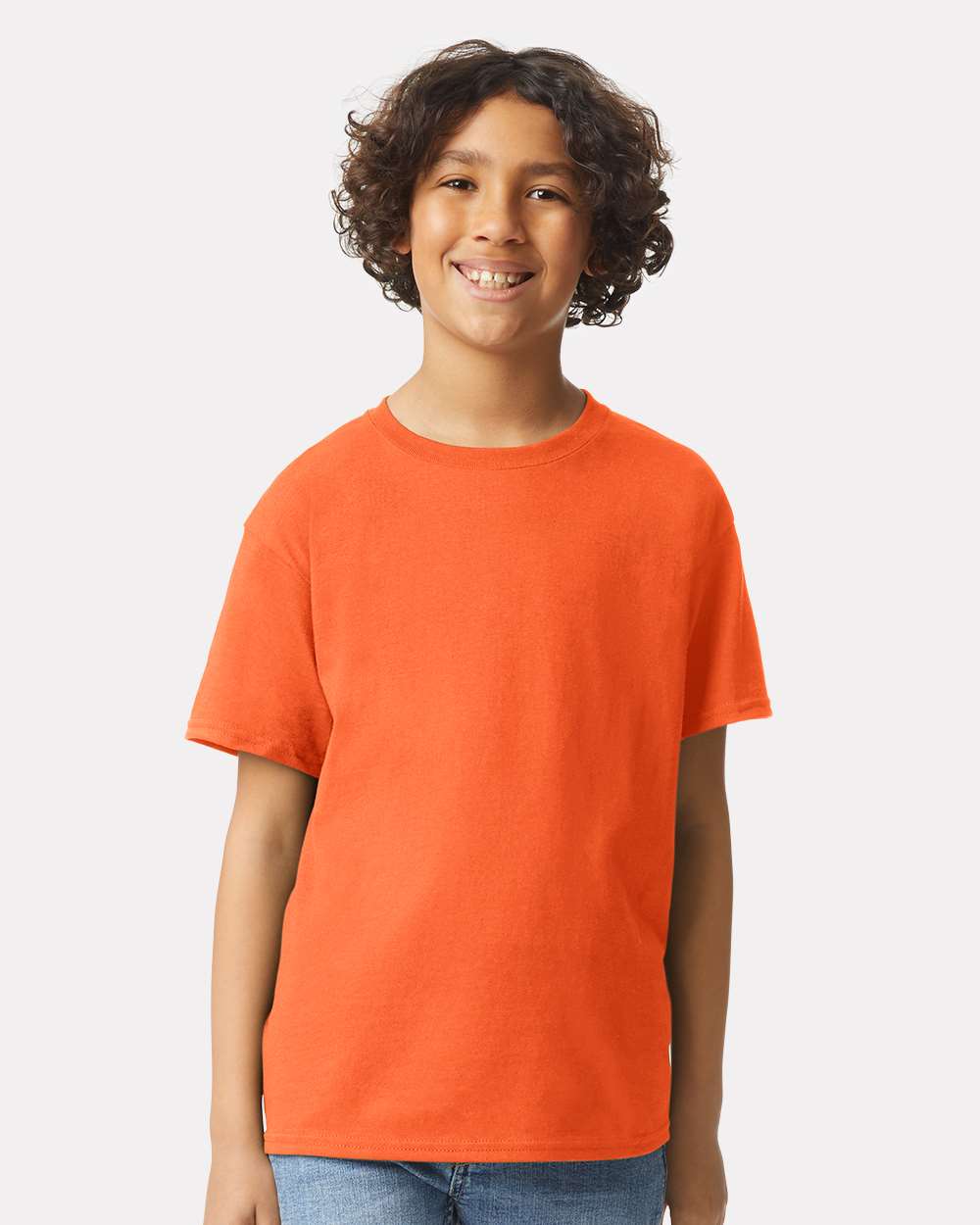 Youth Ultra Cotton® T-Shirt - OnModelFront - B31660662 - Orange