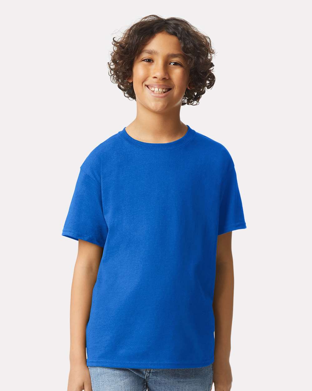 Youth Ultra Cotton® T-Shirt - OnModelFront - B31660752 - Royal