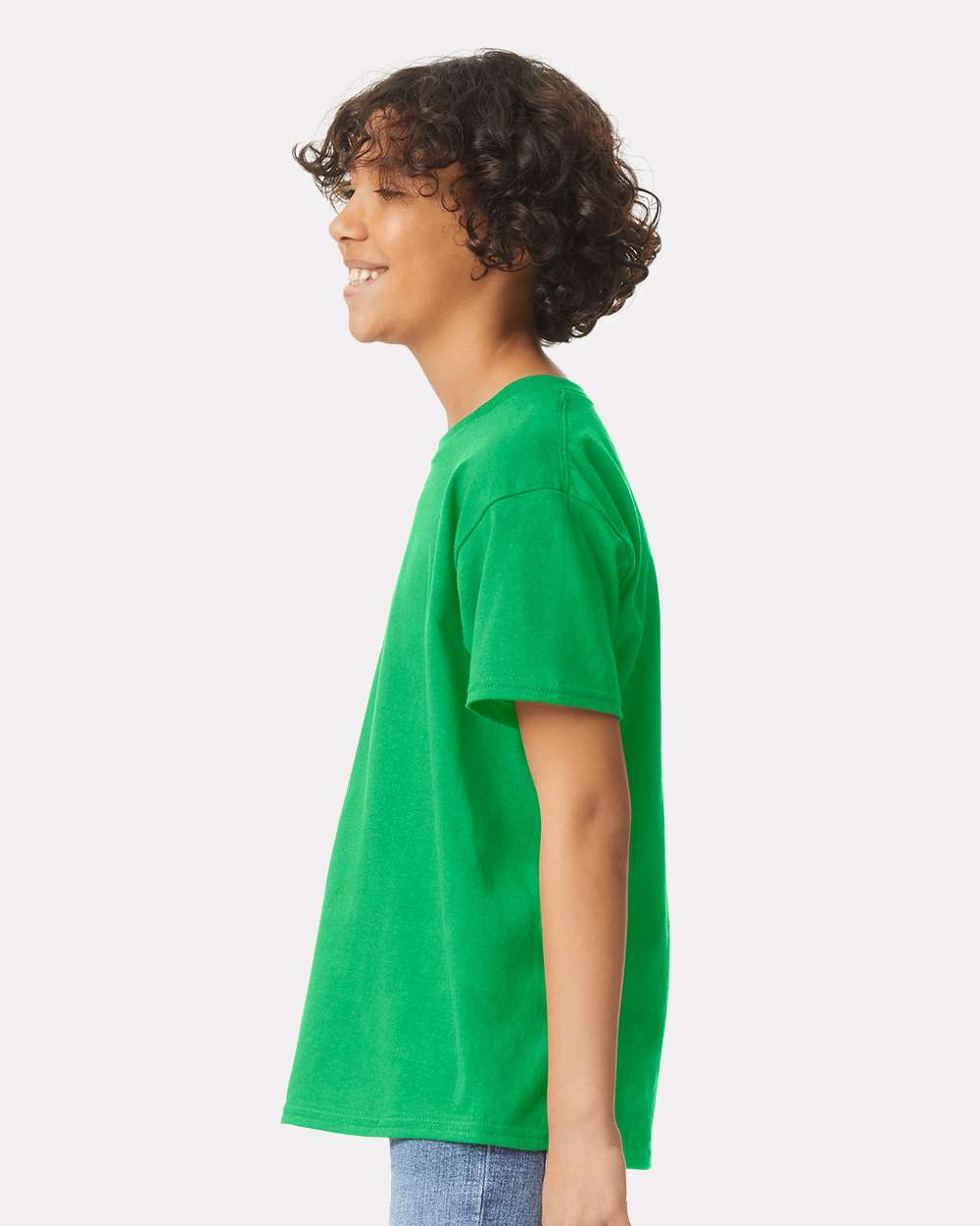 Youth Ultra Cotton® T-Shirt - OnModelSide - B31660202 - Irish Green