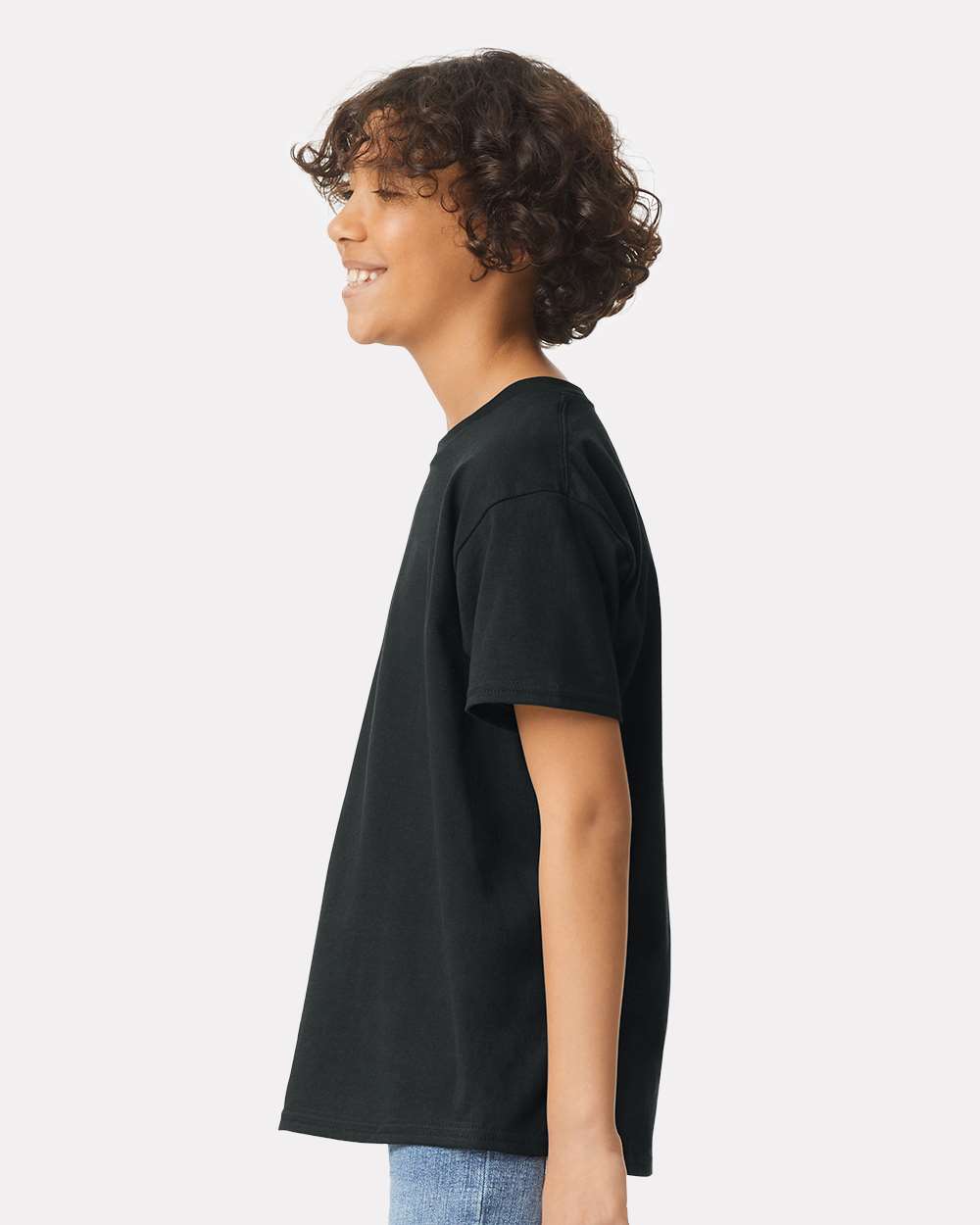 Youth Ultra Cotton® T-Shirt - OnModelSide - B31660502 - Black