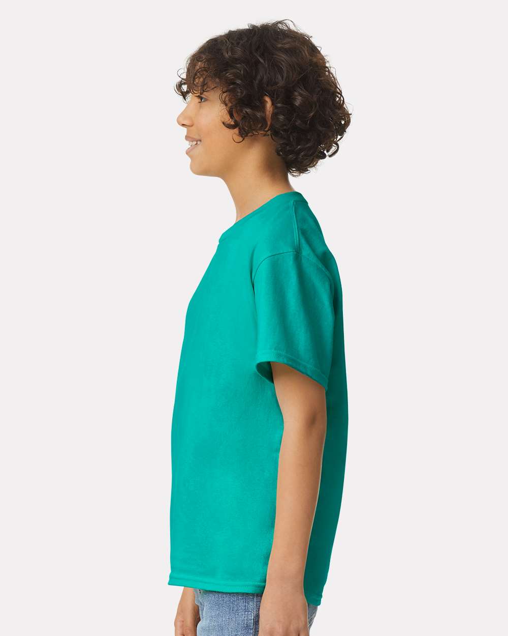Youth Ultra Cotton® T-Shirt - OnModelSide - B31660592 - Jade Dome