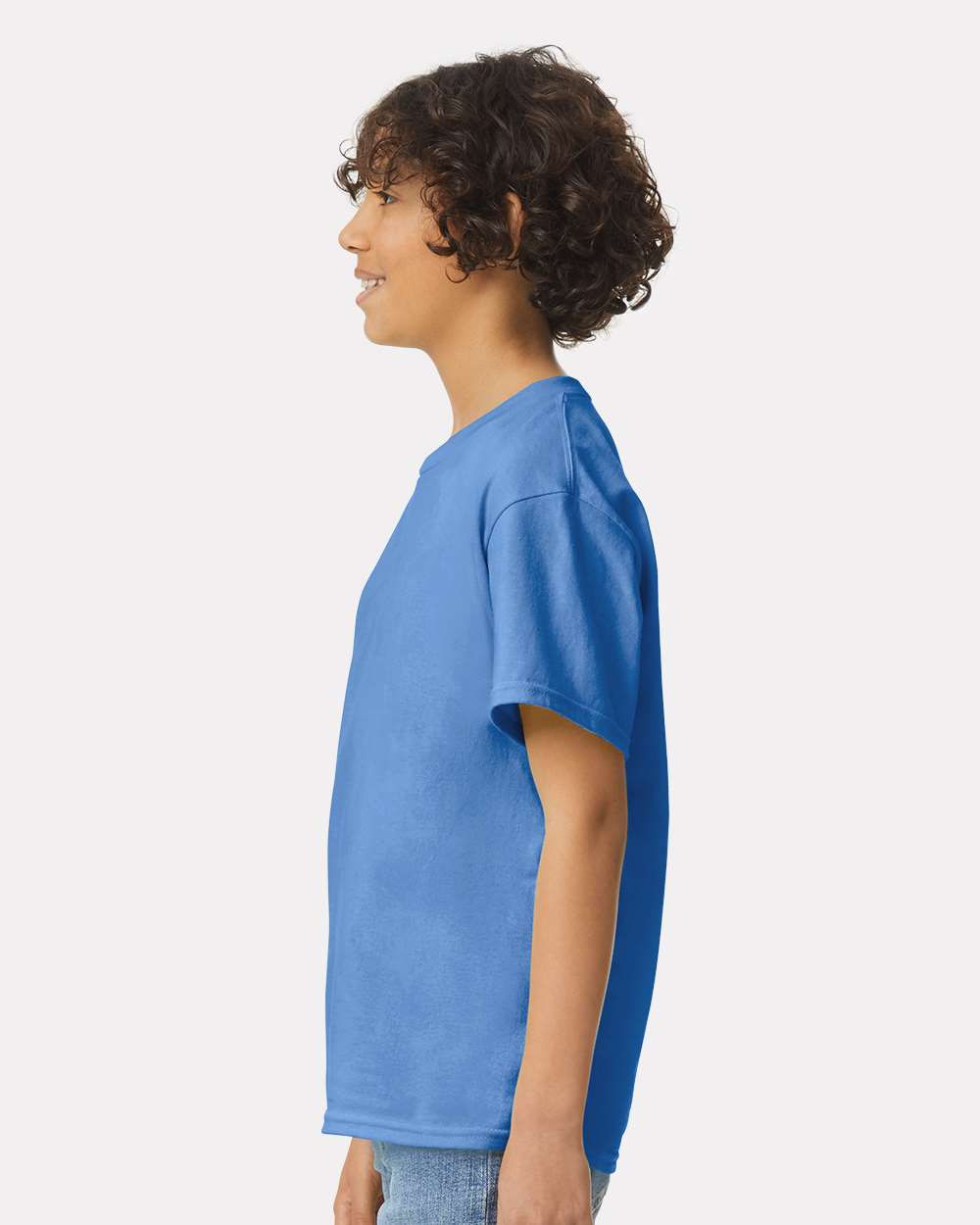Youth Ultra Cotton® T-Shirt - OnModelSide - B31660712 - Iris
