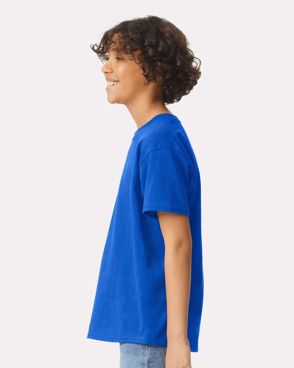 Youth Ultra Cotton® T-Shirt - OnModelSide - B31660752 - Royal