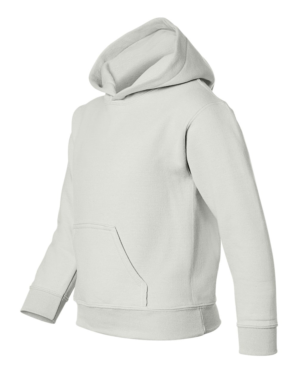 Youth Heavy Blend™ Hooded Sweatshirt - Side - B32060002 - White