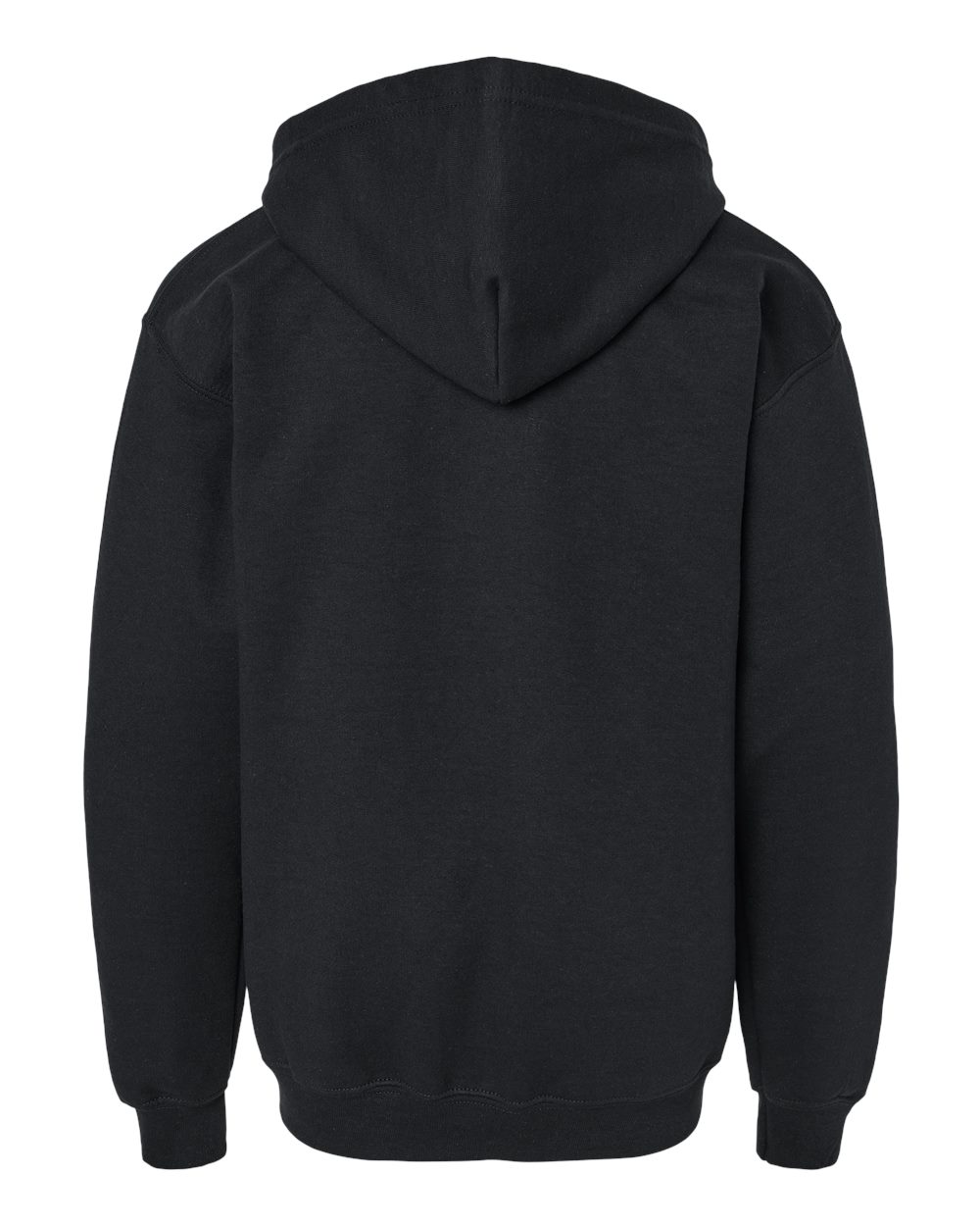 Youth Heavy Blend™ Full-Zip Hooded Sweatshirt - Back - B32360502 - Black