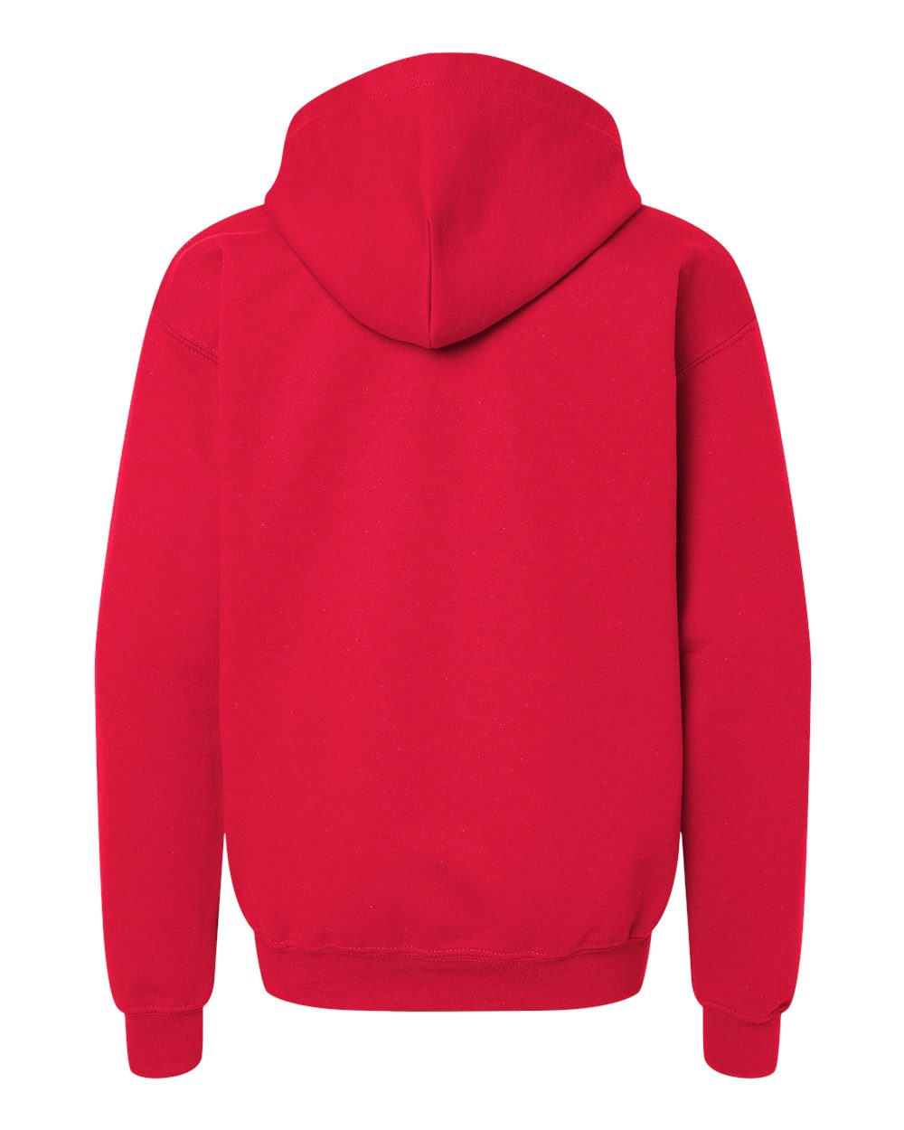 Youth Heavy Blend™ Full-Zip Hooded Sweatshirt - Back - B32360702 - Red