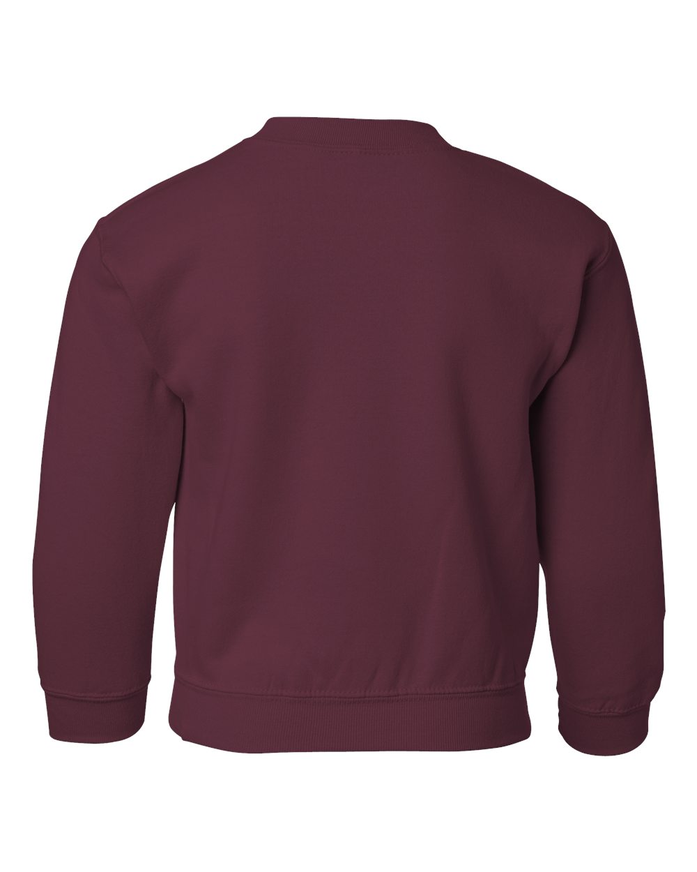 Youth Heavy Blend™ Crewneck Sweatshirt - Back - B33060532 - Maroon
