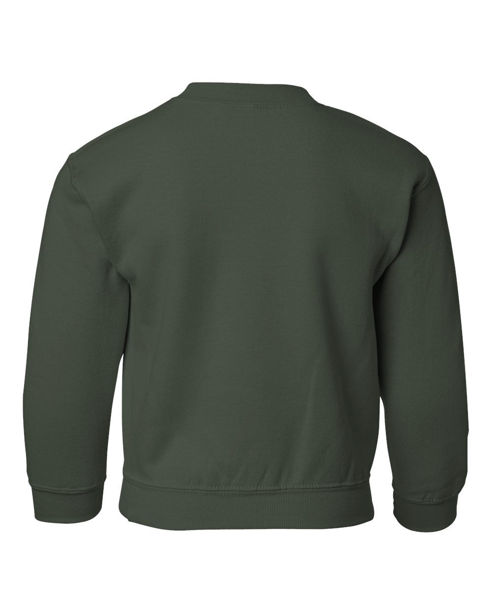 Youth Heavy Blend™ Crewneck Sweatshirt - Back - B33060542 - Forest